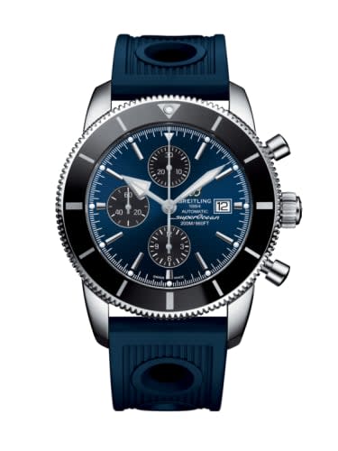 Breitling Superocean Heritage II 46 Chronograph Stainless Steel / Black / Blue / Rubber