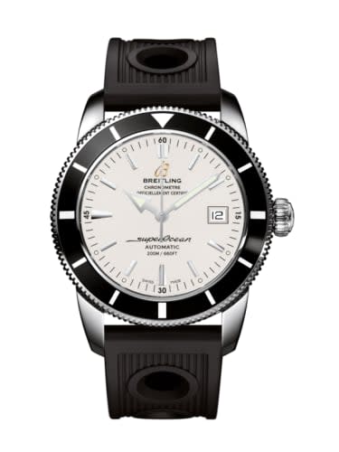 Breitling Superocean Heritage 42 Stainless Steel / Black / Stratus Silver / Rubber