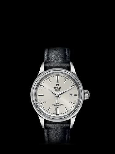 Tudor Style 28 Stainless Steel / Silver / Strap