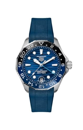 TAG Heuer Aquaracer Professional 300 GMT 42 Stainless Steel / Blue / Rubber