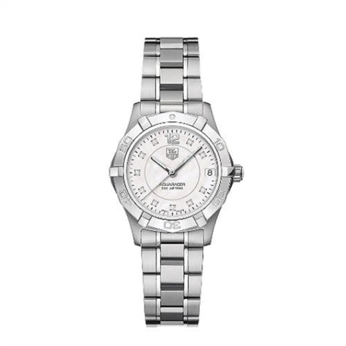 TAG Heuer Aquaracer 300M Quartz 32 Stainless Steel / MOP - Diamond / Bracelet
