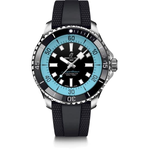 Breitling SuperOcean Automatic 44 Stainless Steel / Black - Blue / Rüschenbeck Edition
