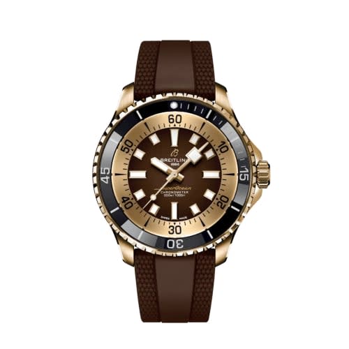 Breitling SuperOcean Automatic 44 Bronze / Brown / Rubber