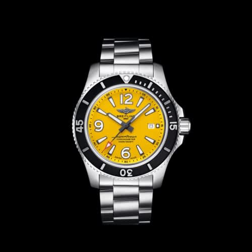 Breitling Superocean 44 Stainless Steel / Yellow / Bracelet