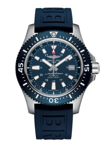 Breitling Superocean 44 Special Stainless Steel / Marine Blue / Rubber