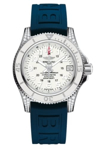 Breitling Superocean II 36 Diamond / White / Rubber