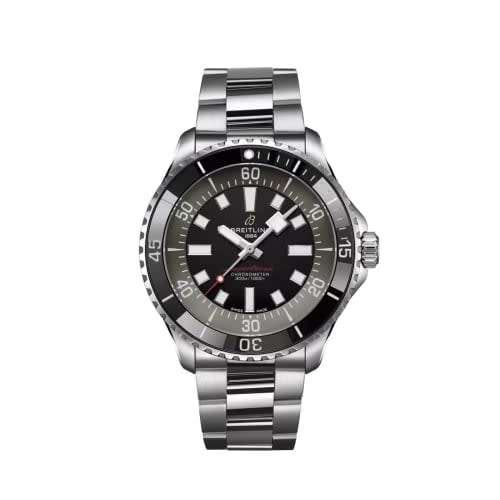 Breitling SuperOcean Automatic 44 Stainless Steel / Black / Bracelet / UK