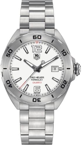 TAG Heuer Formula 1 Calibre 5 41 Stainless Steel / White / Bracelet