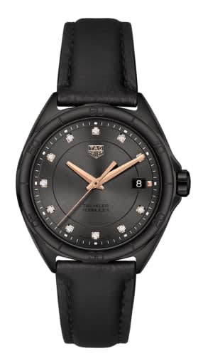 TAG Heuer Formula 1 Quartz 35 PVD / Black - Diamond / Calf