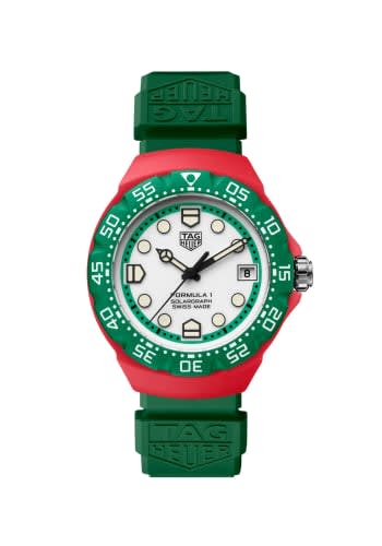 TAG Heuer Formula 1 Solargraph 38 Green Polylight / White / Rubber