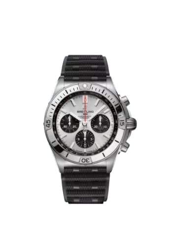 Breitling Chronomat B01 42 Stainless Steel / Silver / Rubber