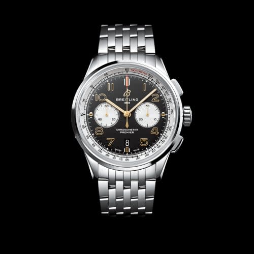 Breitling Premier B01 Chronograph 42 Stainless Steel / Norton Edition / Nubuck / Bracelet