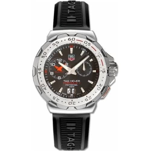 TAG Heuer Formula 1 Alarm 41 Stainless Steel / Black / Rubber