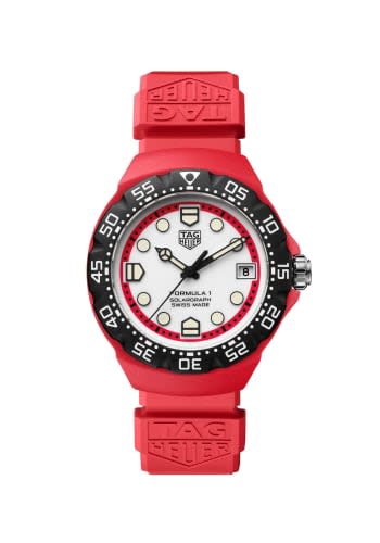 TAG Heuer Formula 1 Solargraph 38 Red Polylight / White / Rubber