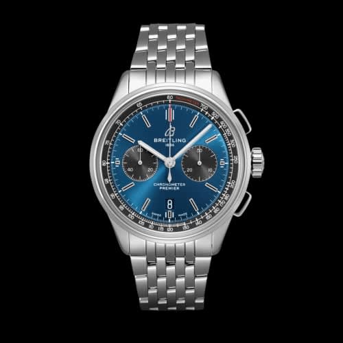 Breitling Premier B01 Chronograph 42 Stainless Steel / Blue / Bracelet