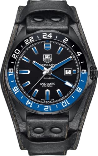 TAG Heuer Formula 1 Calibre 7 GMT 41 Titanium PVD / David Guetta / Bund