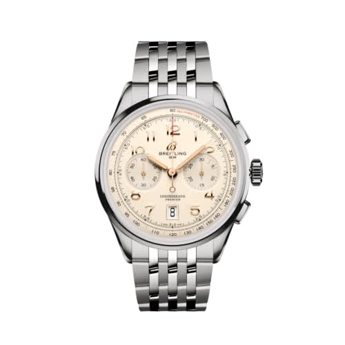 Breitling Premier B01 Chronograph 42 Stainless Steel / Cream / Bracelet