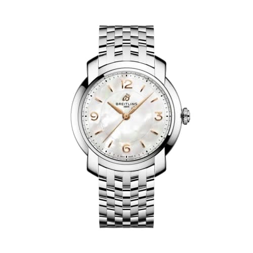 Breitling Lady Premier 32 SuperQuartz Stainless Steel / MOP / Bracelet