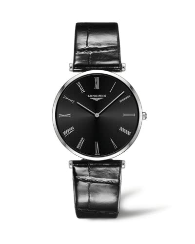 Longines La Grande Classique Quartz 37 Stainless Steel / Black - Roman