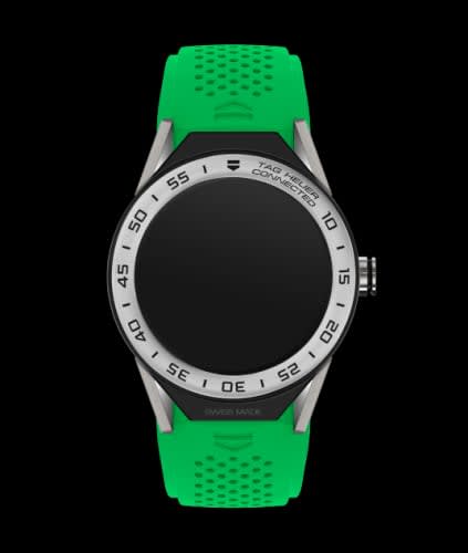 TAG Heuer Carrera Connected Modular 45 Titanium / Stainless Steel / Green Rubber