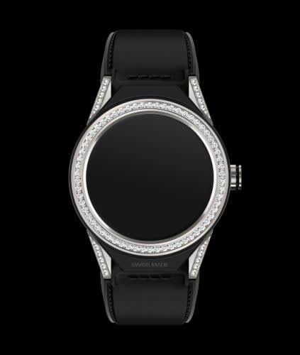 TAG Heuer Carrera Connected Modular 45 Titanium / Diamond Lugs / Diamond / Black Calf