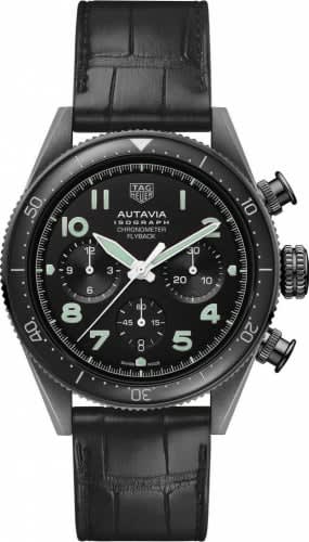 TAG Heuer Autavia Heuer 02 Isograph Stainless Steel / Black / Bracelet
