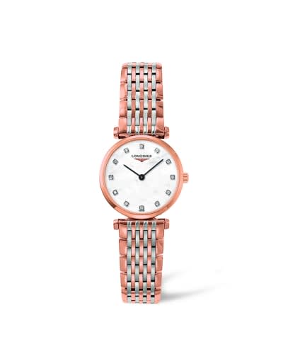 Longines La Grande Classique Quartz 24 Two Tone Pink MOP