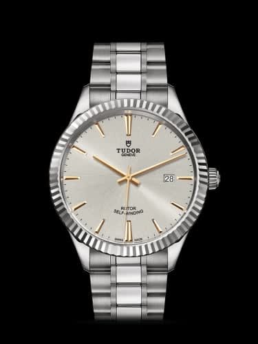 Tudor Style 41 Stainless Steel / Fluted / Silver / Bracelet