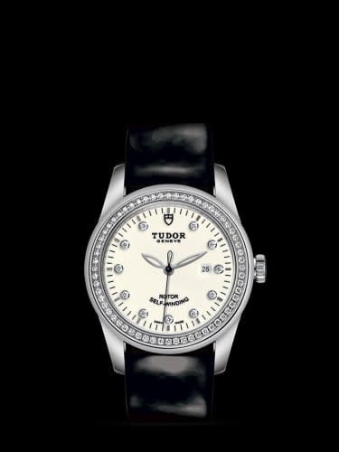 Tudor Glamour Date 31 Stainless Steel / Diamond / Opaline-Diamond / Strap