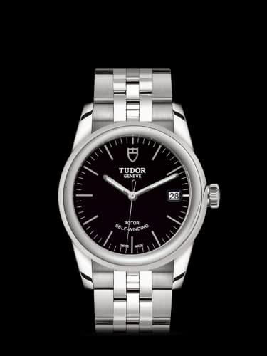 Tudor Glamour Date 36 Stainless Steel / Black / Bracelet