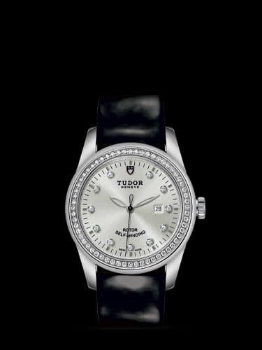 Tudor Glamour Date 31 Stainless Steel / Diamond / Silver-Diamond / Strap