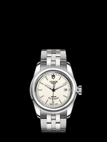 Tudor Glamour Date 26 Stainless Steel / Opaline / Bracelet