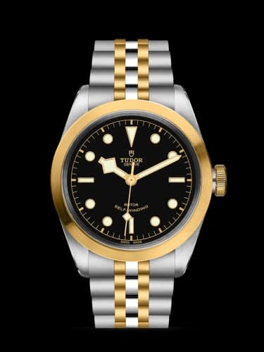 Tudor Heritage Black Bay 41 S&amp;G / Black / Bracelet