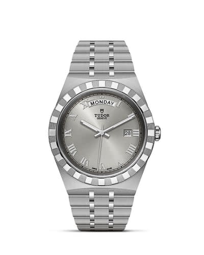 Tudor Royal Day-Date 41 Stainless Steel / Silver - Roman