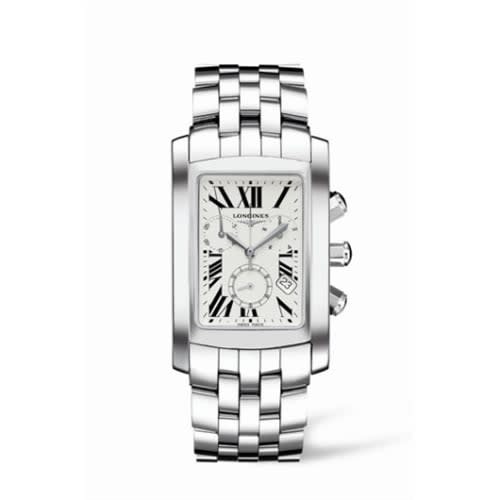 Longines DolceVita 30 Quartz Chronograph Stainless Steel Roman
