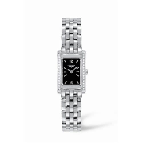 Longines DolceVita 16 Quartz Stainless Steel Diamond Black