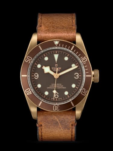 Tudor Heritage Black Bay Bronze / Brown / Leather