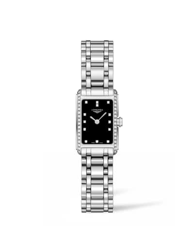 Longines DolceVita 17.4 Quartz Stainless Steel / Diamond / Black / Bracelet