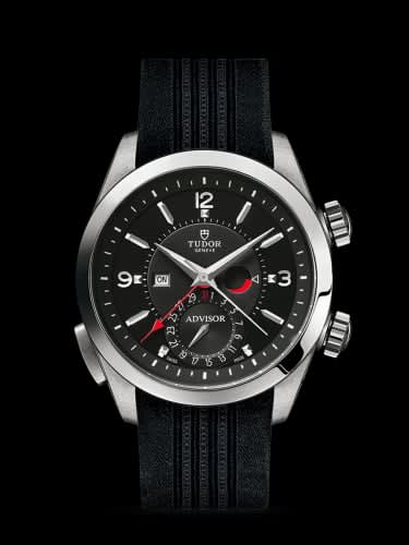 Tudor Heritage Advisor Stainless Steel / TItanium / Black / Silk