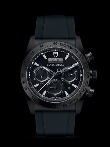Tudor Fastrider Black Shield Ceramic / Black / Rubber