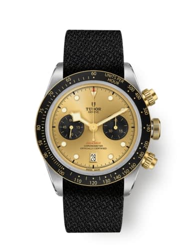 Tudor Heritage Black Bay Chronograph S&amp;G / Champagne / Textile