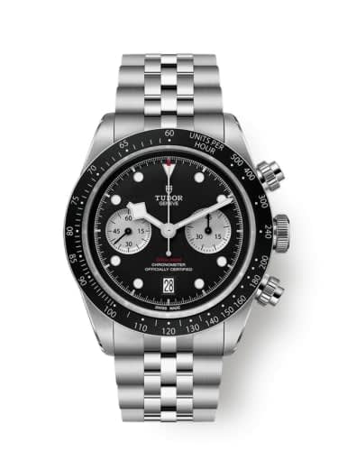 Tudor Heritage Black Bay Chronograph Inverted Panda / Bracelet
