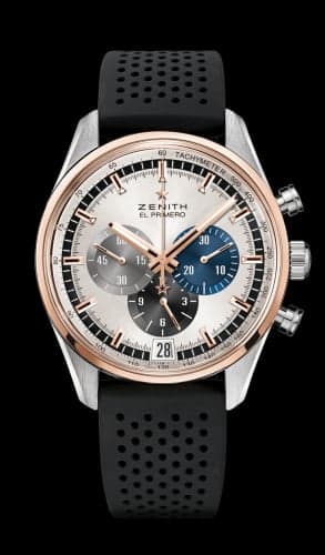 Zenith El Primero Chronomaster 42 Stainless Steel / Rose Gold / Silver / Rubber