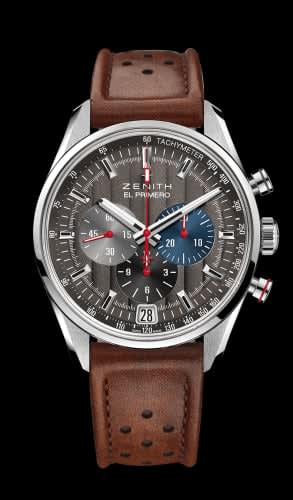 Zenith El Primero Chronomaster 42 Stainless Steel / Anthracite / Strap / Classic Cars
