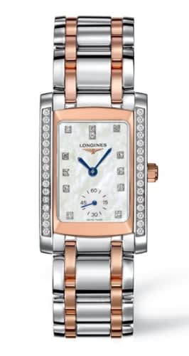 Longines DolceVita 22 Quartz Two Tone Pink Diamond