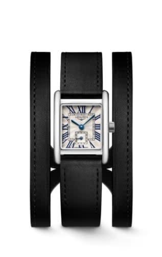 Longines Mini DolceVita 21.5 Quartz Stainless Steel / Silver / Triple Cuff Black XS