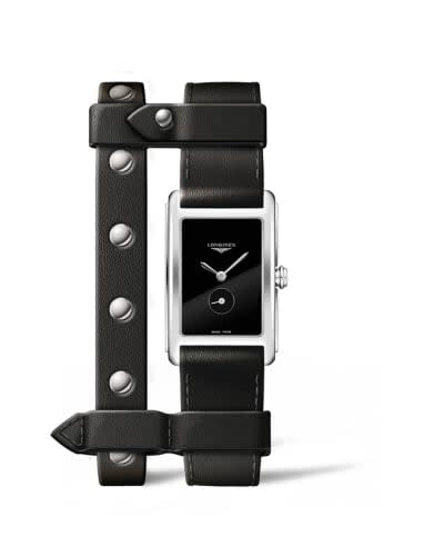 Longines DolceVita 20.8 Quartz Stainless Steel / Black / Yvy Leather