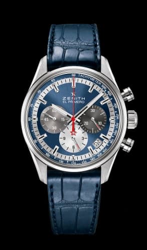 Zenith El Primero Chronomaster 38 Stainless Steel / Blue / Alligator