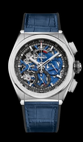 Zenith Defy El Primero 21 Titanium / Skeleton / Alligator