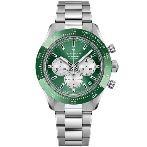 Zenith Chronomaster Sport Yoshida Stainless Steel / Green / Bracelet